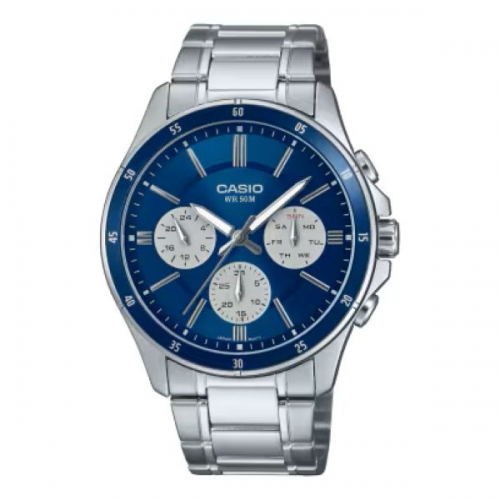 Casio Enticer MTP-1374D-2A3VDF – Stylish Blue Dial Quartz Watch for Men