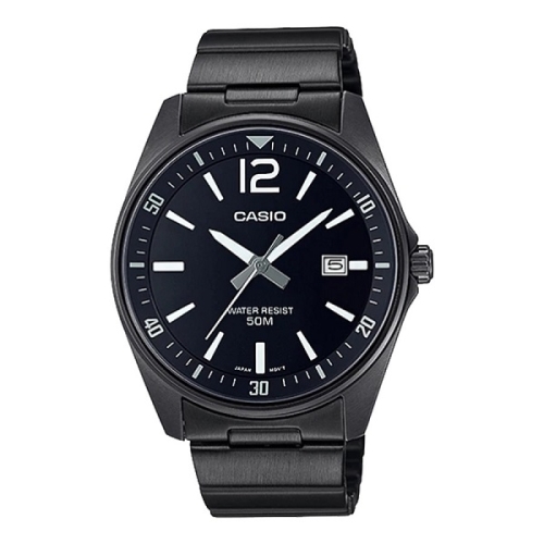 Casio Black Analog Watch For Men MTP E170B-1BVDF