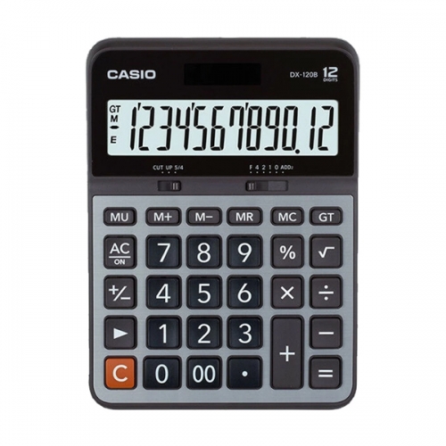 Casio Durable Metal Desktop Calculator DX-120B