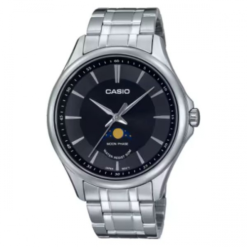Casio MTP-M100D-1AVDF  -  Analog Moon Phase Men's Watch